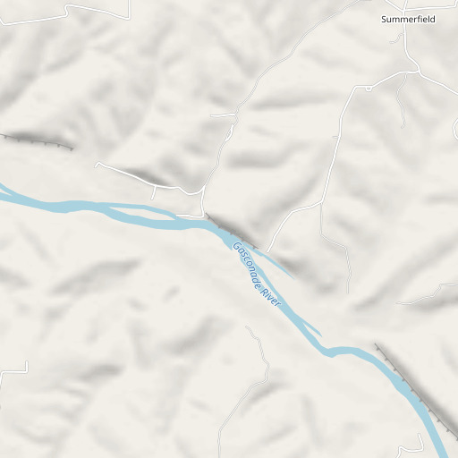 OpenStreetMap map of Fish Hollow Bluff, MO