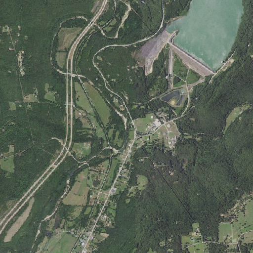 Aerial imagery of Warloop Creek, AR