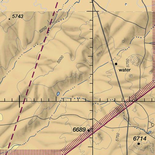 FAA VFR chart of Lost Gun Point, AZ