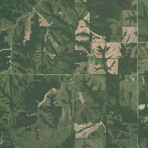 Aerial imagery of Burrows, MO