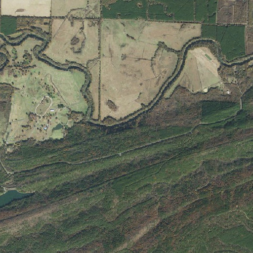 Aerial imagery of Watson Bluff, AR