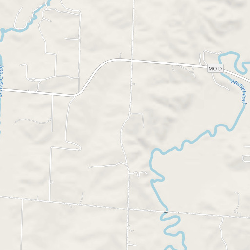 OpenStreetMap map of Trade, MO