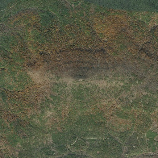 Aerial imagery of White Oak Mountain, AR