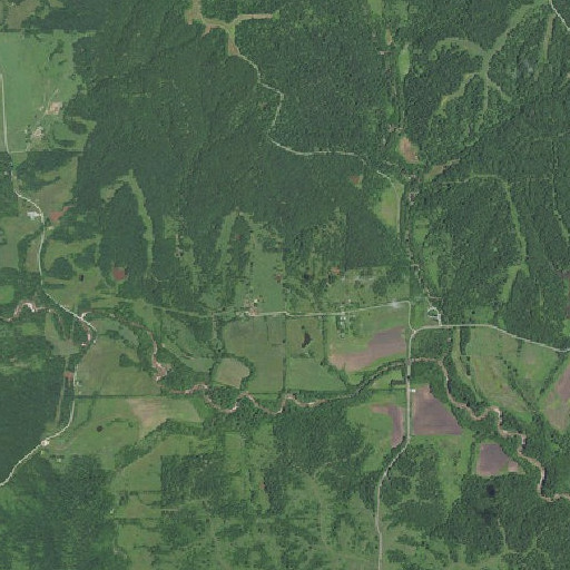 Aerial imagery of Wood School, MO