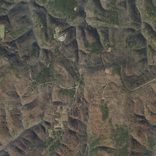 Aerial imagery of Yarbough Gap, AR