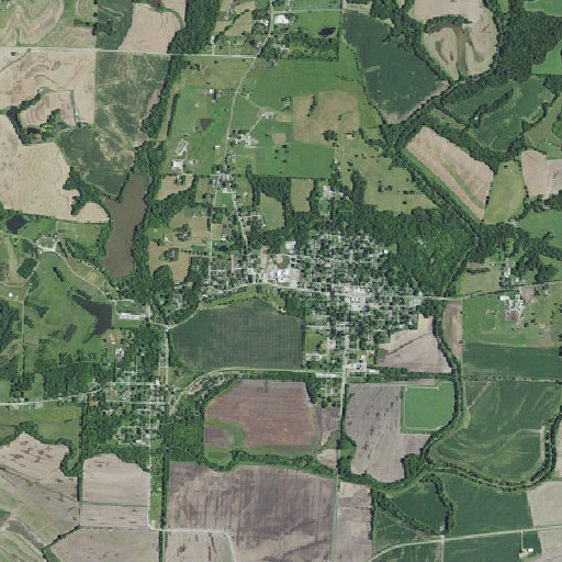 Aerial imagery of New Franklin Elementary School, MO