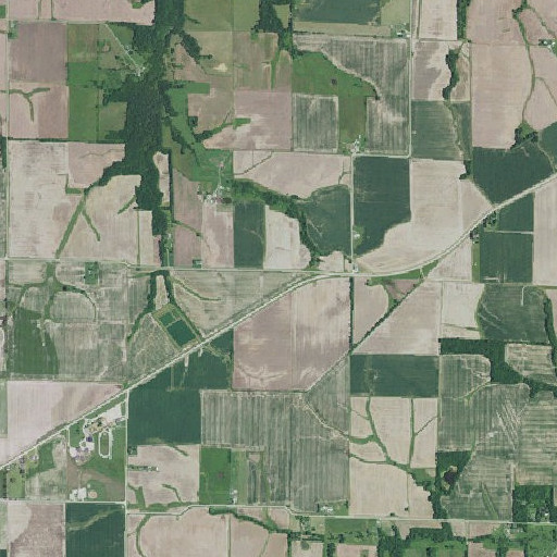 Aerial imagery of Briggs (historical), MO