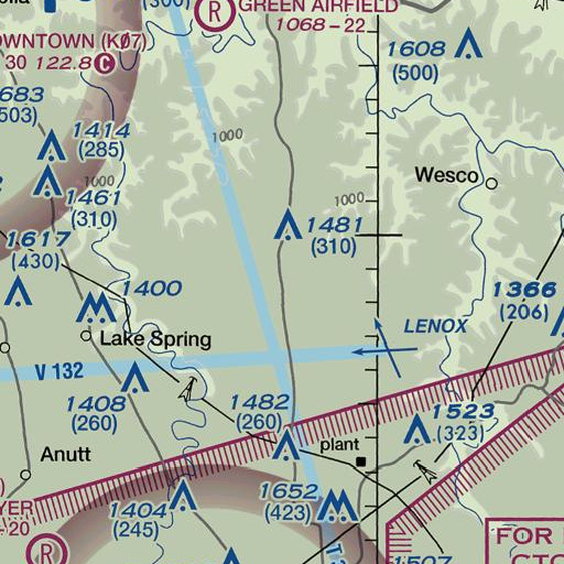 FAA VFR chart of Smith Mine, MO