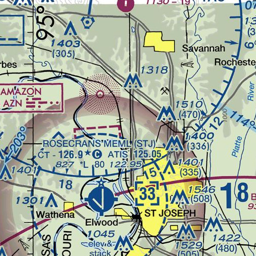 FAA VFR chart of Riverview School (historical), MO