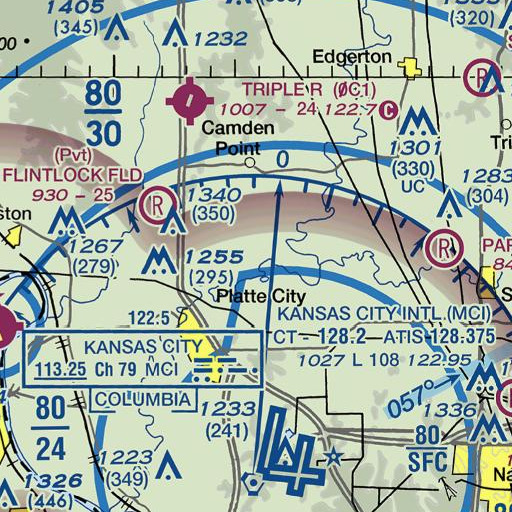 FAA VFR chart of Buckeye School, MO