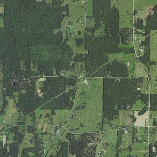 Aerial imagery of Bell School, MO