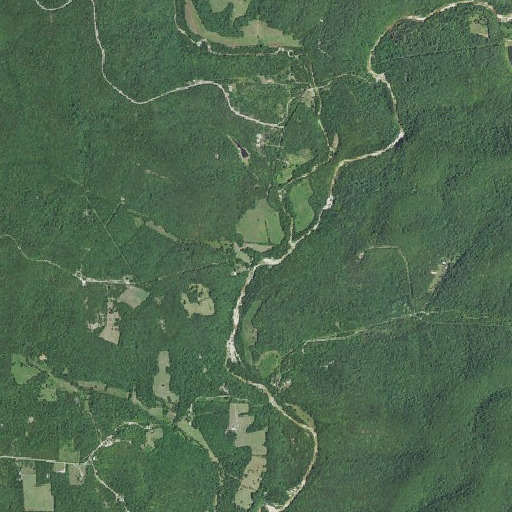 Aerial imagery of Fairview School, MO