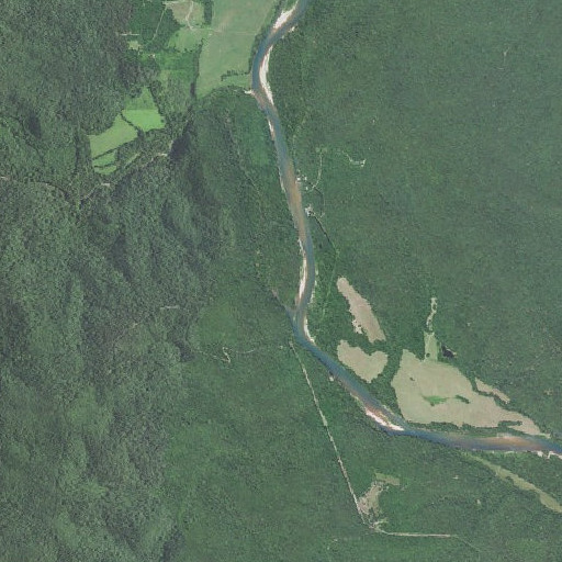 Aerial imagery of Buffalo Creek, MO