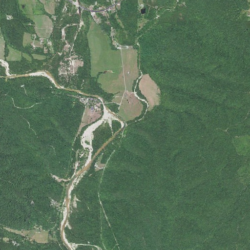 Aerial imagery of Mill Creek, MO