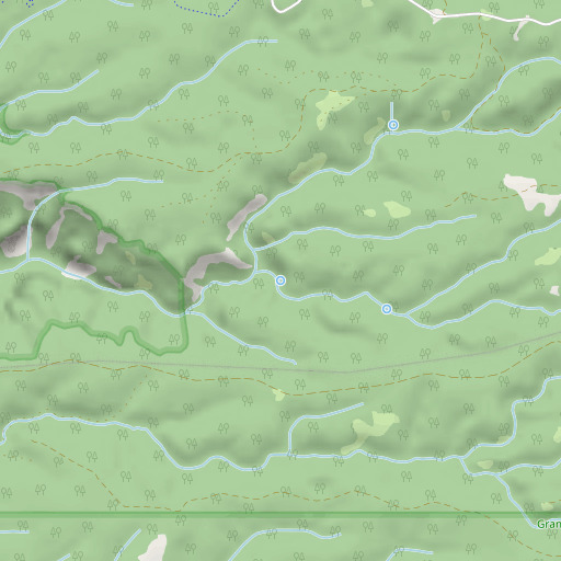 OpenStreetMap map of Lower Two Spring, AZ