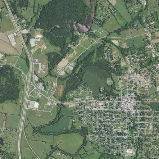 Aerial imagery of Saline Creek, MO