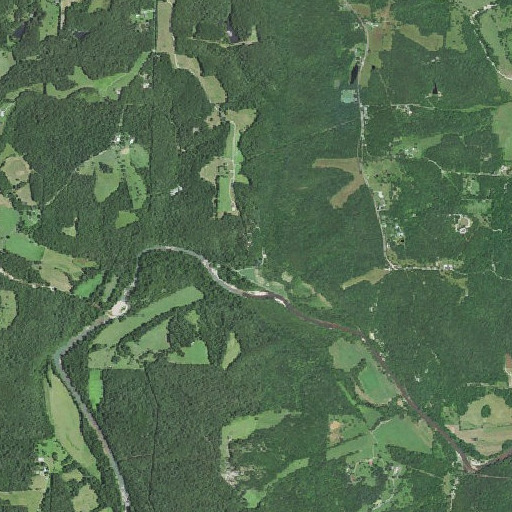 Aerial imagery of Saranac Spring, MO