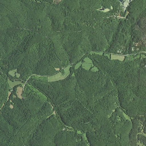 Aerial imagery of Sweezy Branch, MO