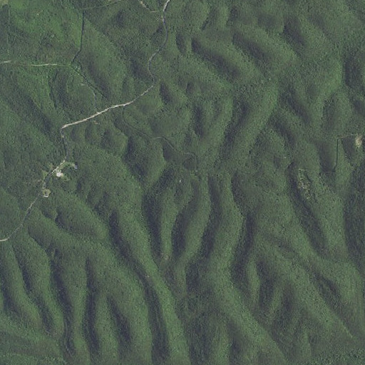 Aerial imagery of Pineview Lookout Tower, MO