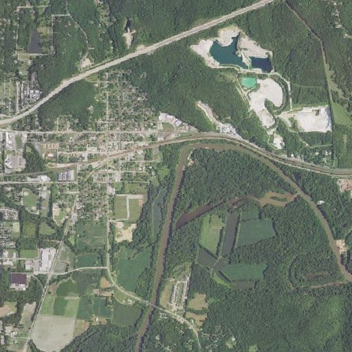 Aerial imagery of Brush Creek, MO