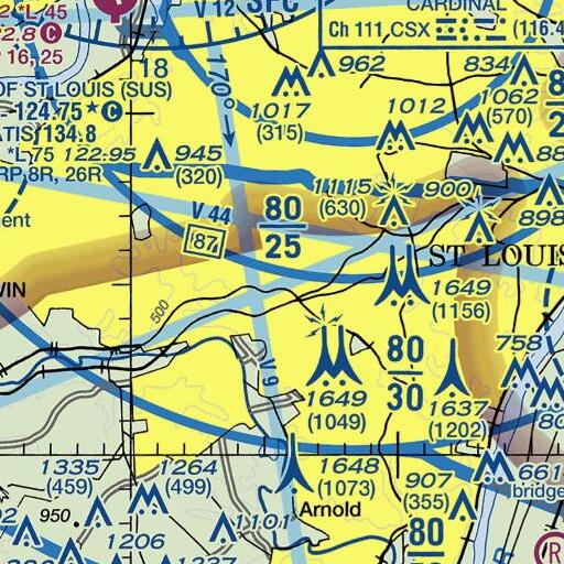 FAA VFR chart of Pitman School, MO