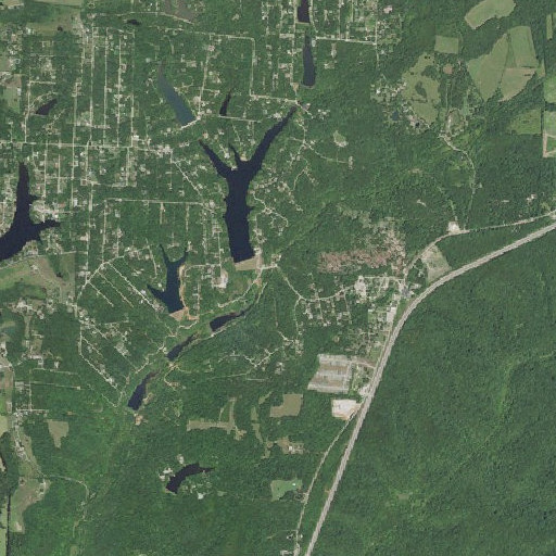 Aerial imagery of Rattlesnake Spring, MO