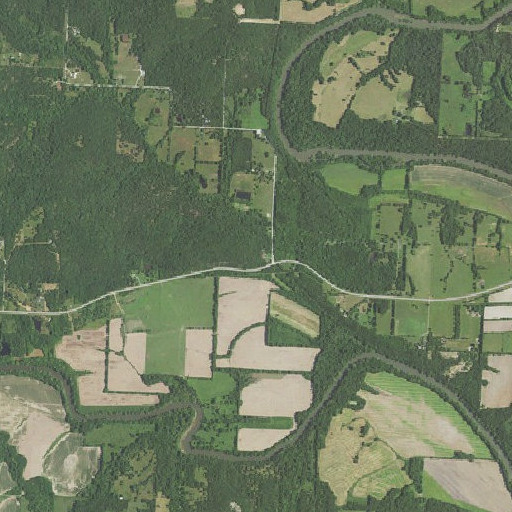 Aerial imagery of Venter Bluff, MO