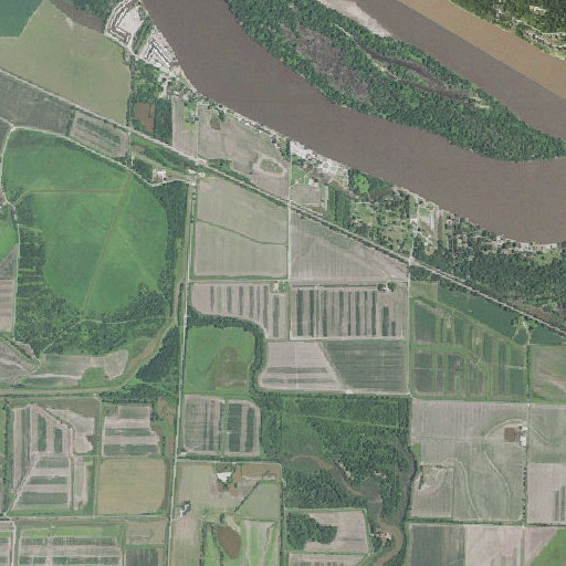 Aerial imagery of Baldwin School (historical), MO