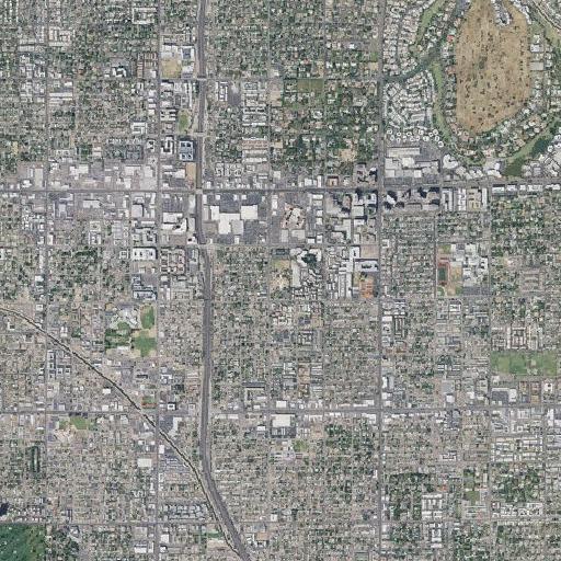 Aerial imagery of Madison Camelview Elementary School, AZ