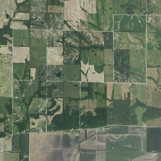 Aerial imagery of Lakeview Post Office, MO