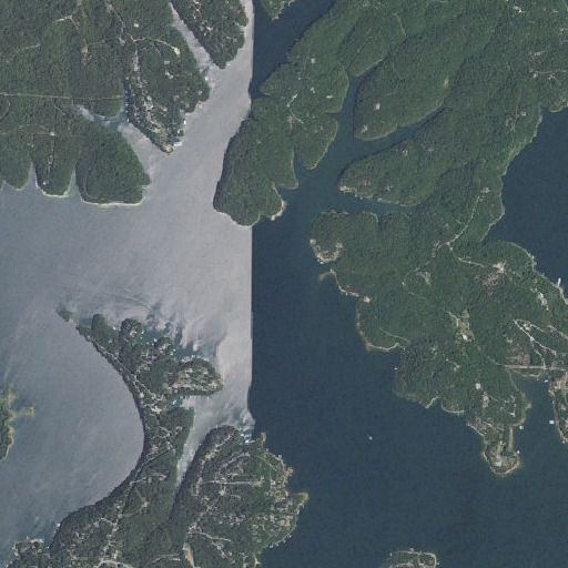 Aerial imagery of Pulhane Branch, AR