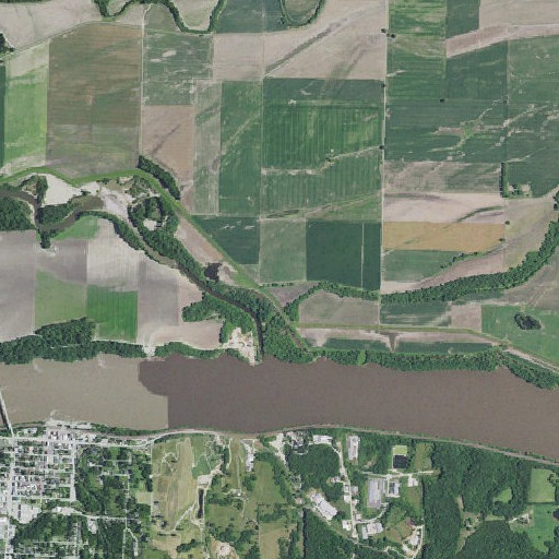 Aerial imagery of Rhineland, MO