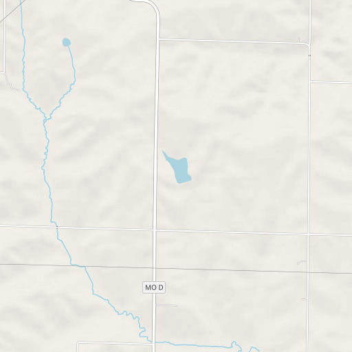 OpenStreetMap map of Nance Dam, MO