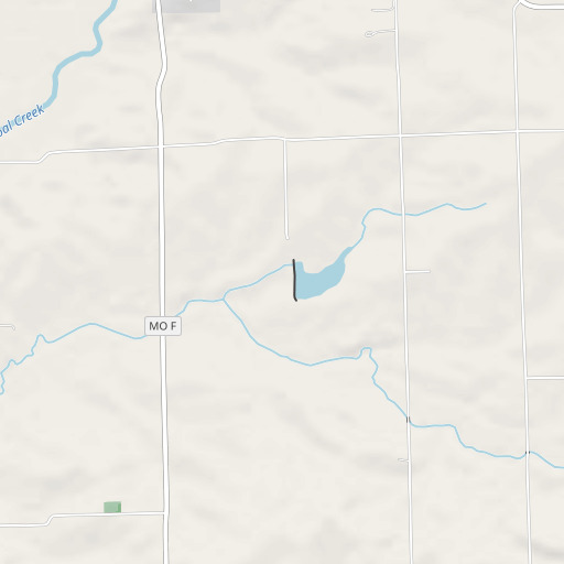 OpenStreetMap map of Watkin Lake Dam, MO