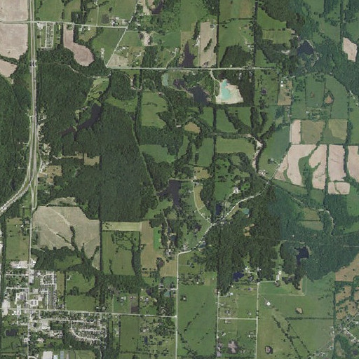 Aerial imagery of Renner Dam, MO