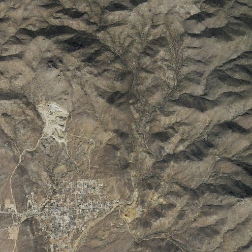 Aerial imagery of Argyle Mine, AZ