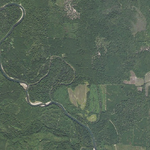 Aerial imagery of Beach Branch, AR