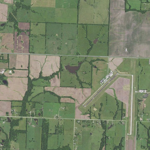 Aerial imagery of E Burns Dam, MO