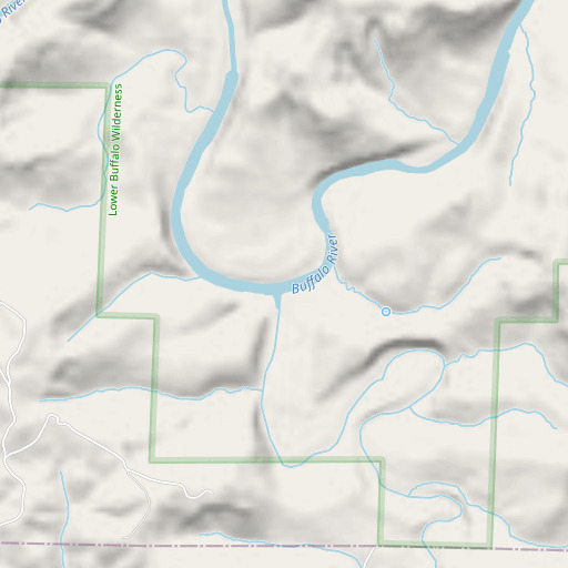 OpenStreetMap map of Big Creek, AR
