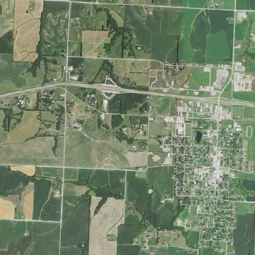 Aerial imagery of Heimsoth Lake Dam, MO