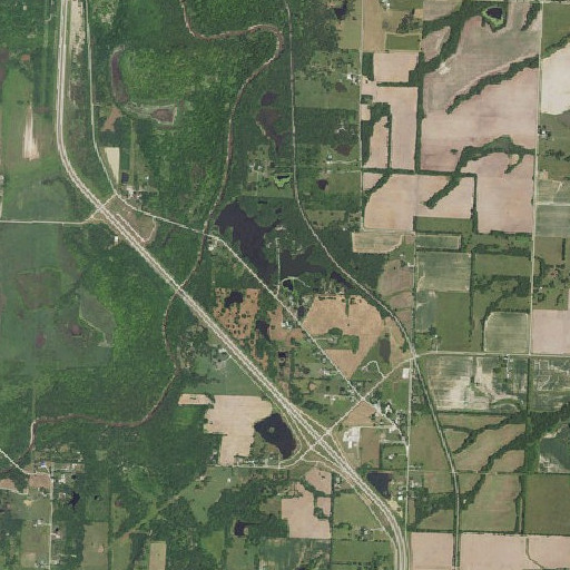 Aerial imagery of Long Upper Lake Dam, MO
