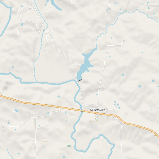 OpenStreetMap map of Cedar Lake Dam, MO