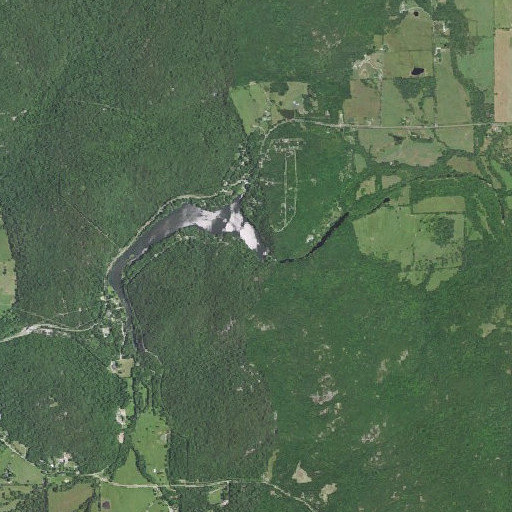 Aerial imagery of Lake Killarney Dam, MO