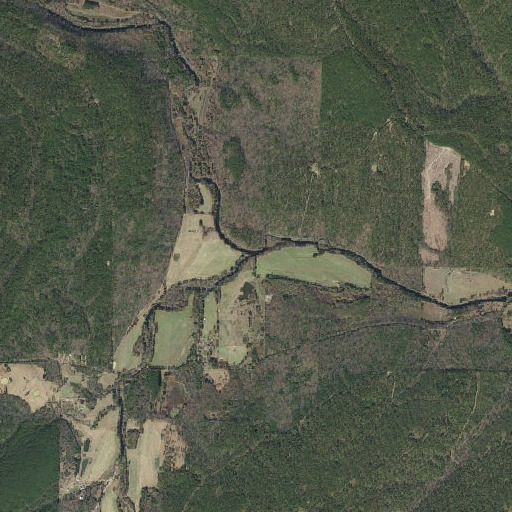Aerial imagery of Clear Fork, AR