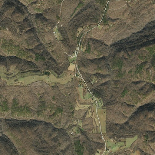 Aerial imagery of Cross Road School, AR