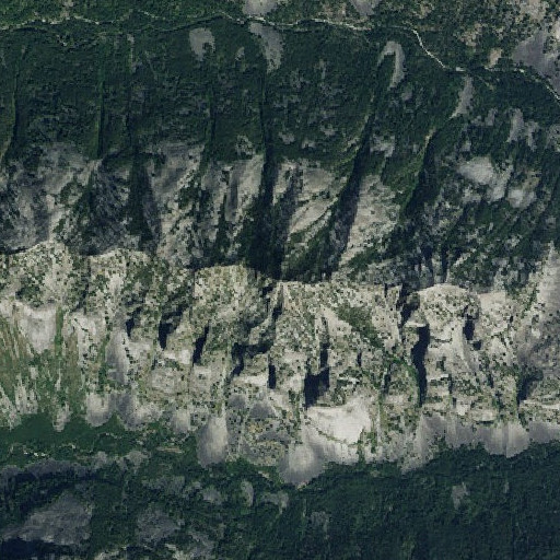 Aerial imagery of Brandy Peak, MT