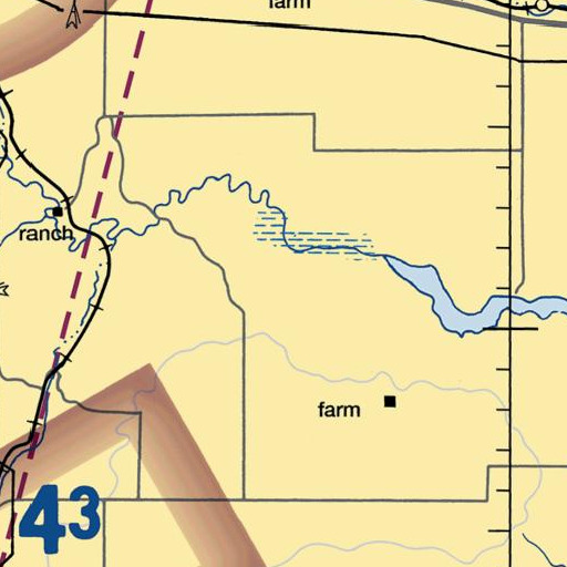 FAA VFR chart of Atkinson Flat, MT