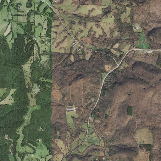 Aerial imagery of Gobbler Point, AR