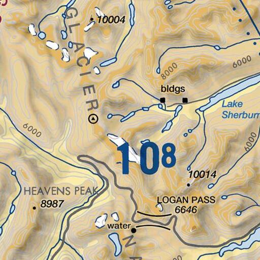 FAA VFR chart of Mount Grinnell, MT