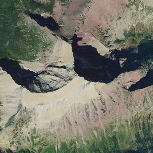 Aerial imagery of Mount James, MT